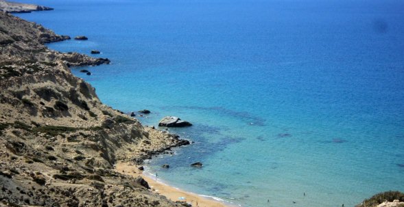 Playas en el oeste de Creta